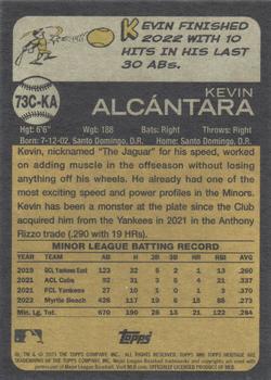 2023 Topps Chicago Cubs Season Ticket Holders #73C-KA Kevin Alcantara Back