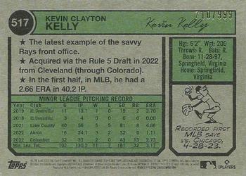2023 Topps Heritage - Chrome #517 Kevin Kelly Back