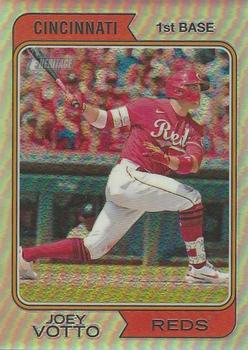 2023 Topps Heritage - Chrome Refractor #421 Joey Votto Front
