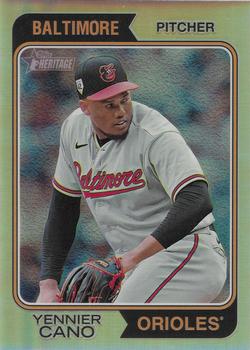 2023 Topps Heritage - Chrome Refractor #527 Yennier Cano Front