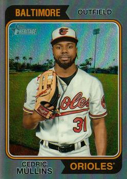 2023 Topps Heritage - Chrome Silver Refractor #356 Cedric Mullins Front