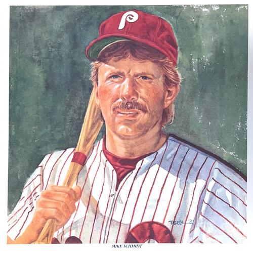1987 Philadelphia Phillies Great Performers of 1986 #NNO Mike Schmidt Front