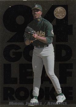 1994 Leaf - Gold Leaf Rookies #13 Miguel Jimenez Front