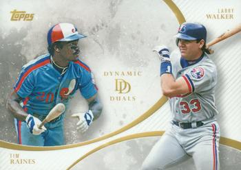 2023 Topps Dynamic Duals #6 Tim Raines / Larry Walker Front