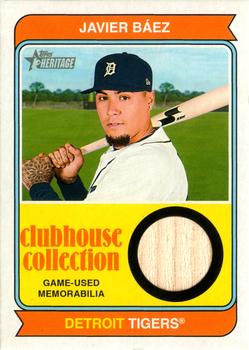 2023 Topps Heritage - Clubhouse Collection Relics #CCR-JB Javier Báez Front