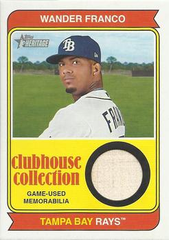2023 Topps Heritage - Clubhouse Collection Relics #CCR-WF Wander Franco Front