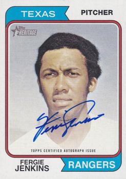 2023 Topps Heritage - Real One Autographs #74RO-FJ Fergie Jenkins Front