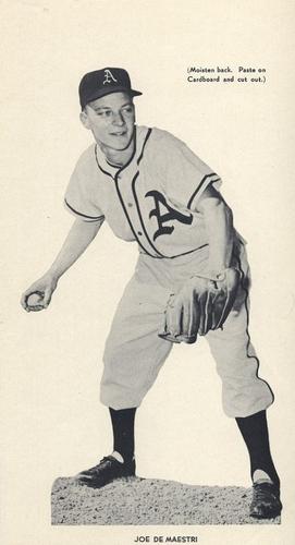 1954 Philadelphia Athletics Stickers #NNO Joe DeMaestri Front