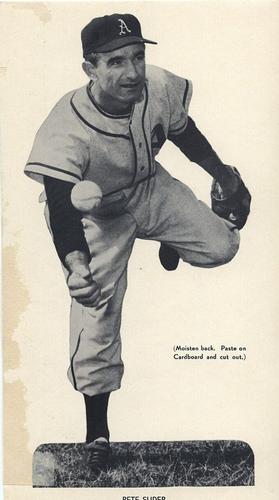1954 Philadelphia Athletics Stickers #NNO Pete Suder Front