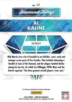 2023 Donruss - Holo Blue #17 Al Kaline Back