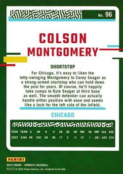 2023 Donruss - Holo Blue #96 Colson Montgomery Back