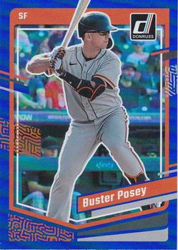 2023 Donruss - Holo Blue #196 Buster Posey Front