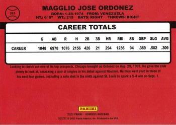 2023 Donruss - Holo Blue #263 Magglio Ordonez Back