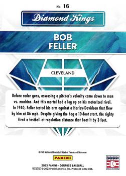 2023 Donruss - Holo Carolina Blue #16 Bob Feller Back