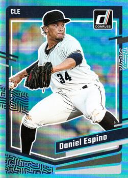 2023 Donruss - Holo Carolina Blue #98 Daniel Espino Front