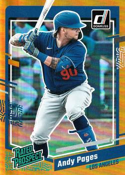 2023 Donruss - Holo Orange #38 Andy Pages Front