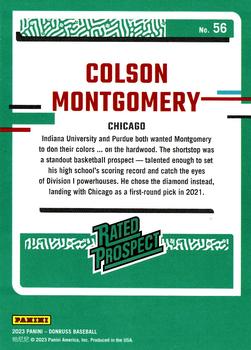 2023 Donruss - Holo Orange #56 Colson Montgomery Back