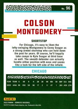 2023 Donruss - Holo Orange #96 Colson Montgomery Back