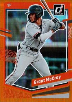 2023 Donruss - Holo Orange #145 Grant McCray Front
