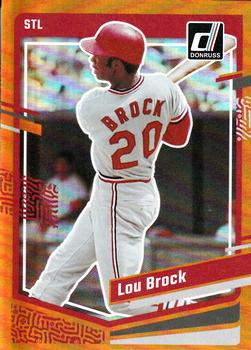 2023 Donruss - Holo Orange #177 Lou Brock Front