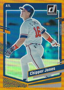 2023 Donruss - Holo Orange #216 Chipper Jones Front
