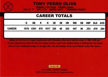 2023 Donruss - Holo Orange #287 Tony Oliva Back