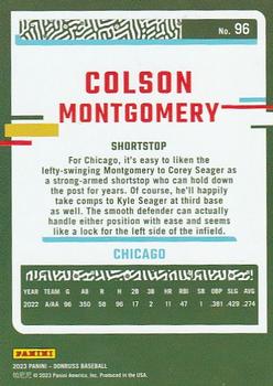 2023 Donruss - Holo Pink #96 Colson Montgomery Back