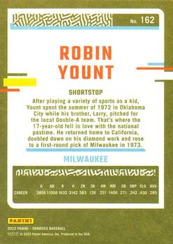 2023 Donruss - Holo Pink #162 Robin Yount Back