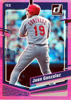2023 Donruss - Holo Pink #197 Juan Gonzalez Front