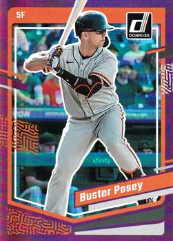 2023 Donruss - Holo Purple #196 Buster Posey Front