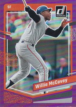 2023 Donruss - Holo Purple #222 Willie McCovey Front