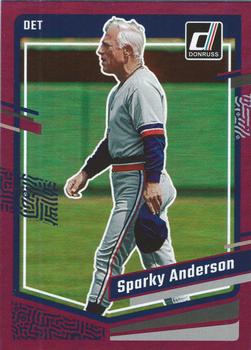 2023 Donruss - Holo Purple #229 Sparky Anderson Front