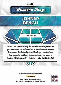 2023 Donruss - Independence Day #25 Johnny Bench Back