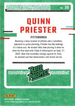 2023 Donruss - Independence Day #39 Quinn Priester Back