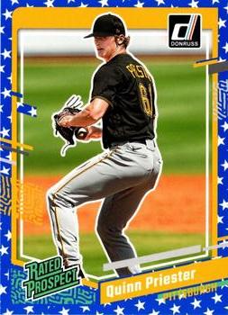2023 Donruss - Independence Day #39 Quinn Priester Front
