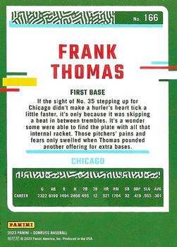 2023 Donruss - Independence Day #166 Frank Thomas Back