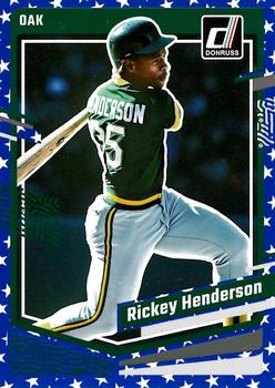 2023 Donruss - Independence Day #189 Rickey Henderson Front