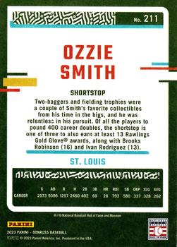 2023 Donruss - Independence Day #211 Ozzie Smith Back