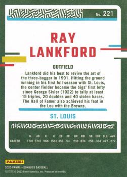 2023 Donruss - Independence Day #221 Ray Lankford Back