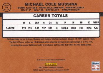2023 Donruss - Independence Day #274 Mike Mussina Back