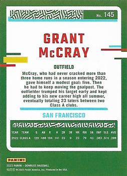 2023 Donruss - Liberty #145 Grant McCray Back