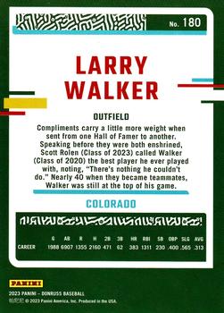 2023 Donruss - Liberty #180 Larry Walker Back