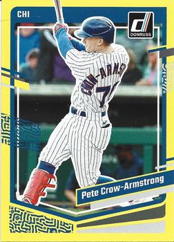 2023 Donruss - Yellow #95 Pete Crow-Armstrong Front