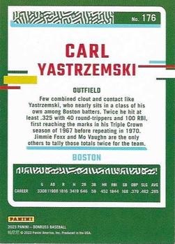 2023 Donruss - Yellow #176 Carl Yastrzemski Back