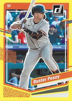 2023 Donruss - Yellow #196 Buster Posey Front