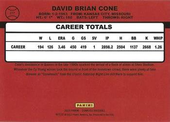 2023 Donruss - Yellow #277 David Cone Back