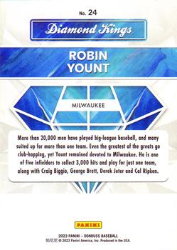 2023 Donruss - Holo Red #24 Robin Yount Back