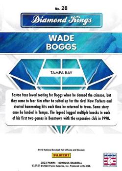 2023 Donruss - Holo Red #28 Wade Boggs Back