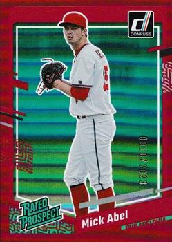 2023 Donruss - Holo Red #58 Mick Abel Front