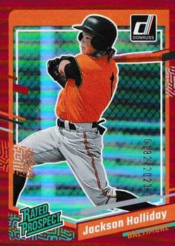 2023 Donruss - Holo Red #76 Jackson Holliday Front